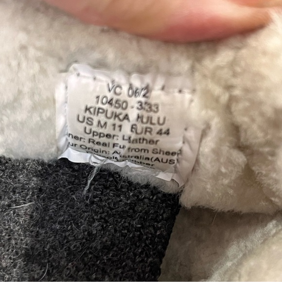 Olukai Brown Nubuck Pile Lined Moccasins Size Mens 11 M EUR 44 - Picture 13 of 14